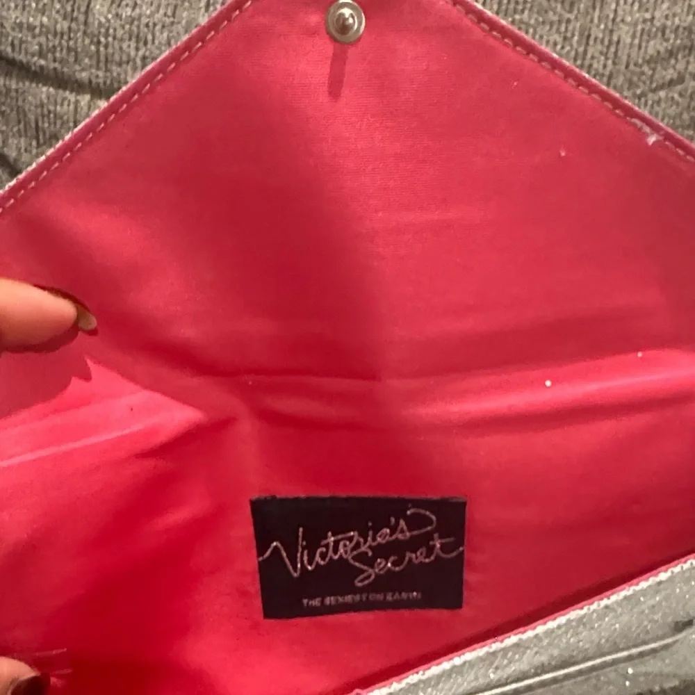 Victoria's Secret Sparkling Silver Clutch